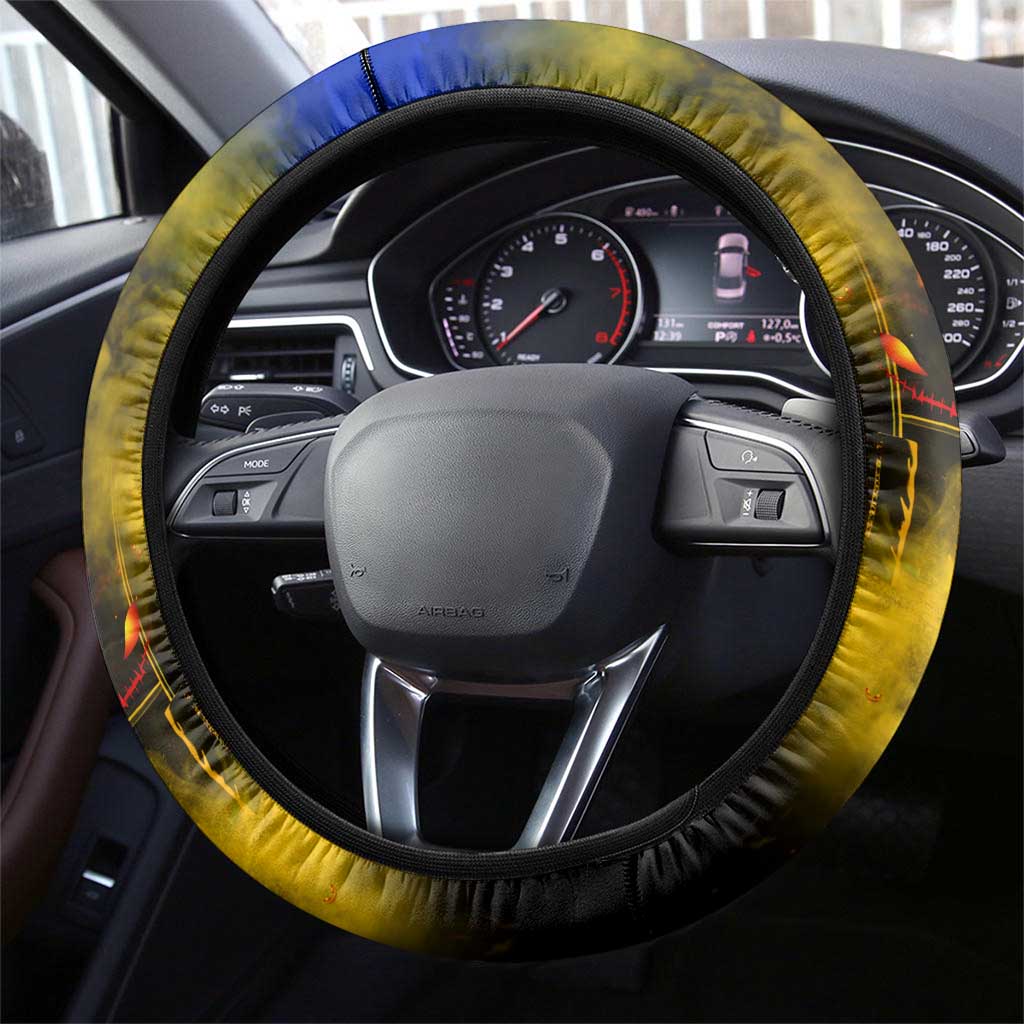 Step Into Horror Domain Eagles Football Steering Wheel Cover Halloween Horror Movie Characters - Aussie Hoodie