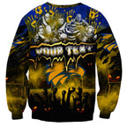 Step Into Horror Domain Eagles Football Sweatshirt Halloween Horror Movie Characters - Aussie Hoodie