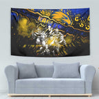 Step Into Horror Domain Eagles Football Tapestry Halloween Horror Movie Characters - Aussie Hoodie