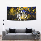 Step Into Horror Domain Eagles Football Tapestry Halloween Horror Movie Characters - Aussie Hoodie