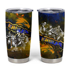 Step Into Horror Domain Eagles Football Tumbler Cup Halloween Horror Movie Characters - Aussie Hoodie