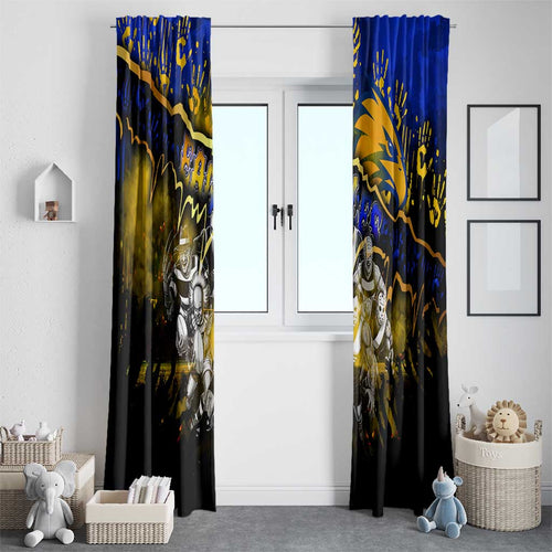 Step Into Horror Domain Eagles Football Window Curtain Halloween Horror Movie Characters - Aussie Hoodie