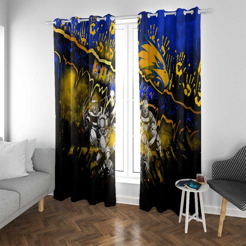 Step Into Horror Domain Eagles Football Window Curtain Halloween Horror Movie Characters - Aussie Hoodie
