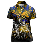 Step Into Horror Domain Eagles Football Women Polo Shirt Halloween Horror Movie Characters - Aussie Hoodie