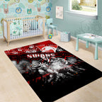 Step Into Horror Domain Swans Football Area Rug Halloween Horror Movie Characters - Aussie Hoodie