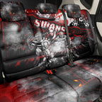 Step Into Horror Domain Swans Football Back Car Seat Cover Halloween Horror Movie Characters - Aussie Hoodie