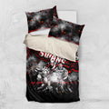 Step Into Horror Domain Swans Football Bedding Set Halloween Horror Movie Characters - Aussie Hoodie