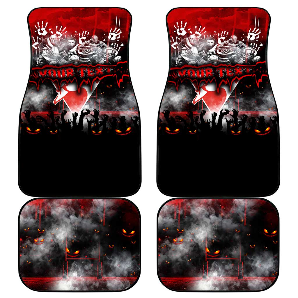 Step Into Horror Domain Swans Football Car Mats Halloween Horror Movie Characters - Aussie Hoodie
