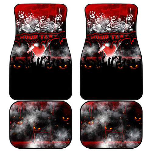 Step Into Horror Domain Swans Football Car Mats Halloween Horror Movie Characters - Aussie Hoodie