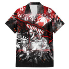 Step Into Horror Domain Swans Football Family Matching Mermaid Dress and Hawaiian Shirt Halloween Horror Movie Characters - Aussie Hoodie