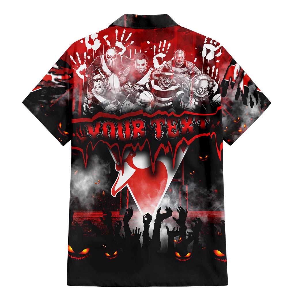 Step Into Horror Domain Swans Football Family Matching Mermaid Dress and Hawaiian Shirt Halloween Horror Movie Characters - Aussie Hoodie