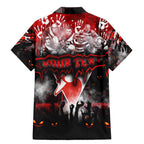 Step Into Horror Domain Swans Football Family Matching Mermaid Dress and Hawaiian Shirt Halloween Horror Movie Characters - Aussie Hoodie
