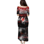 Step Into Horror Domain Swans Football Family Matching Puletasi and Hawaiian Shirt Halloween Horror Movie Characters - Aussie Hoodie