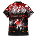 Step Into Horror Domain Swans Football Family Matching Short Sleeve Bodycon Dress and Hawaiian Shirt Halloween Horror Movie Characters - Aussie Hoodie