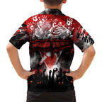 Step Into Horror Domain Swans Football Family Matching Tank Maxi Dress and Hawaiian Shirt Halloween Horror Movie Characters - Aussie Hoodie