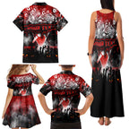 Step Into Horror Domain Swans Football Family Matching Tank Maxi Dress and Hawaiian Shirt Halloween Horror Movie Characters - Aussie Hoodie