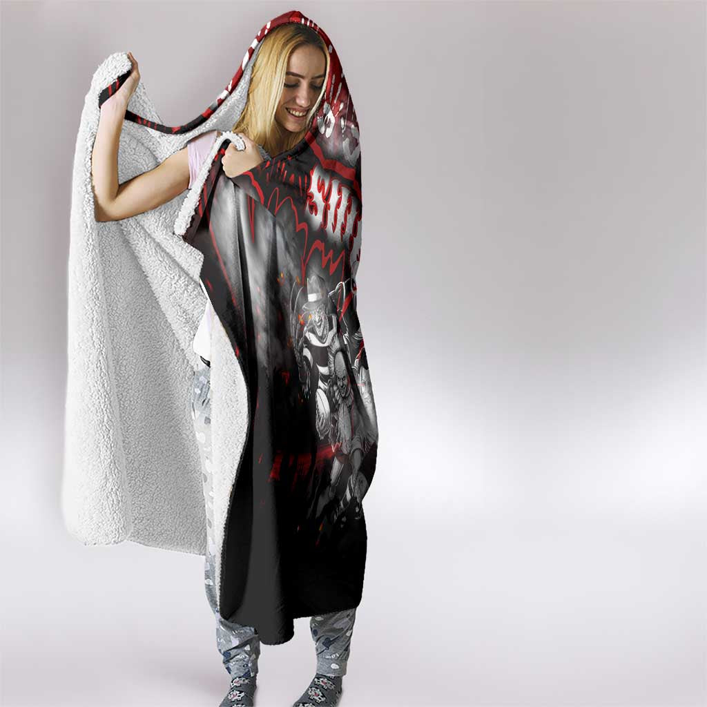 Step Into Horror Domain Swans Football Hooded Blanket Halloween Horror Movie Characters - Aussie Hoodie