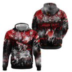 Step Into Horror Domain Swans Football Hoodie Halloween Horror Movie Characters - Aussie Hoodie