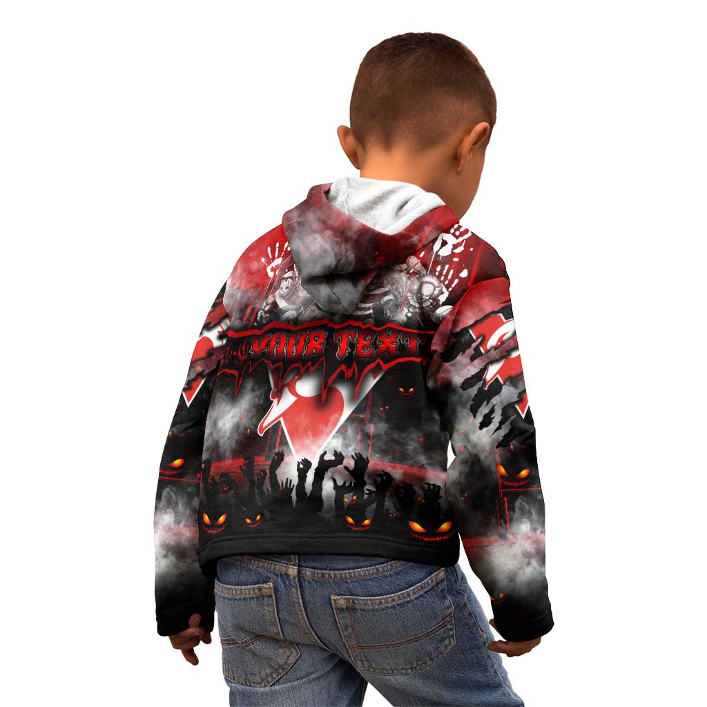 Step Into Horror Domain Swans Football Kid Hoodie Halloween Horror Movie Characters - Aussie Hoodie