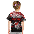 Step Into Horror Domain Swans Football Kid T Shirt Halloween Horror Movie Characters - Aussie Hoodie