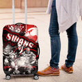 Step Into Horror Domain Swans Football Luggage Cover Halloween Horror Movie Characters - Aussie Hoodie