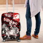 Step Into Horror Domain Swans Football Luggage Cover Halloween Horror Movie Characters - Aussie Hoodie