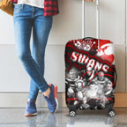 Step Into Horror Domain Swans Football Luggage Cover Halloween Horror Movie Characters - Aussie Hoodie