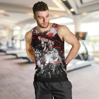 Step Into Horror Domain Swans Football Men Tank Top Halloween Horror Movie Characters - Aussie Hoodie