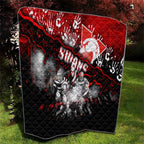 Step Into Horror Domain Swans Football Quilt Halloween Horror Movie Characters - Aussie Hoodie