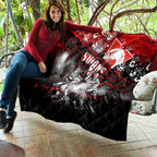 Step Into Horror Domain Swans Football Quilt Halloween Horror Movie Characters - Aussie Hoodie