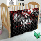 Step Into Horror Domain Swans Football Quilt Halloween Horror Movie Characters - Aussie Hoodie