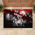 Step Into Horror Domain Swans Football Rubber Doormat Halloween Horror Movie Characters - Aussie Hoodie