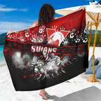 Step Into Horror Domain Swans Football Sarong Halloween Horror Movie Characters - Aussie Hoodie