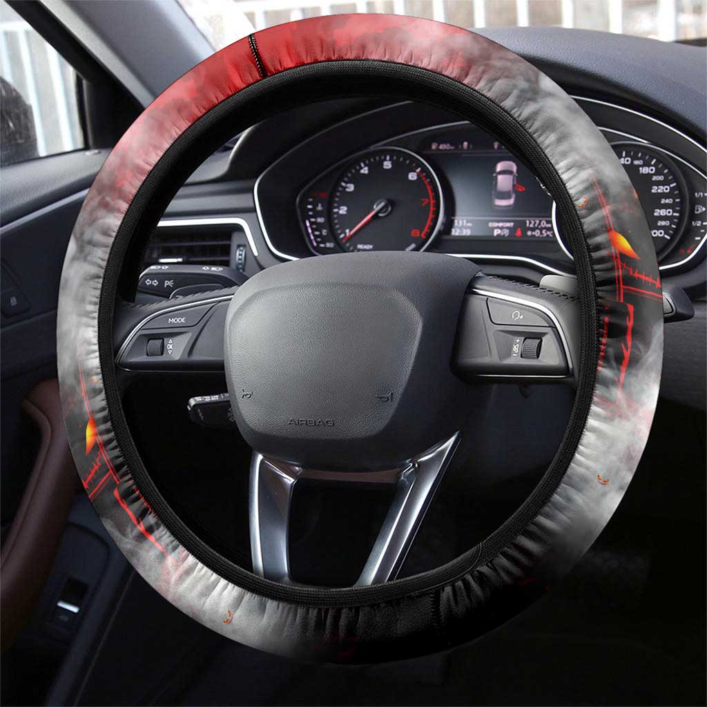 Step Into Horror Domain Swans Football Steering Wheel Cover Halloween Horror Movie Characters - Aussie Hoodie