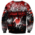 Step Into Horror Domain Swans Football Sweatshirt Halloween Horror Movie Characters - Aussie Hoodie