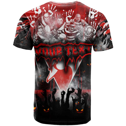 Step Into Horror Domain Swans Football T Shirt Halloween Horror Movie Characters - Aussie Hoodie
