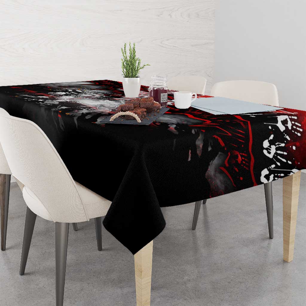 Step Into Horror Domain Swans Football Tablecloth Halloween Horror Movie Characters - Aussie Hoodie