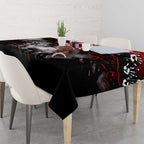 Step Into Horror Domain Swans Football Tablecloth Halloween Horror Movie Characters - Aussie Hoodie
