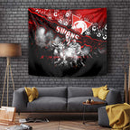 Step Into Horror Domain Swans Football Tapestry Halloween Horror Movie Characters - Aussie Hoodie