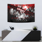 Step Into Horror Domain Swans Football Tapestry Halloween Horror Movie Characters - Aussie Hoodie