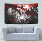 Step Into Horror Domain Swans Football Tapestry Halloween Horror Movie Characters - Aussie Hoodie