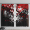 Step Into Horror Domain Swans Football Window Curtain Halloween Horror Movie Characters - Aussie Hoodie