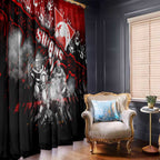 Step Into Horror Domain Swans Football Window Curtain Halloween Horror Movie Characters - Aussie Hoodie