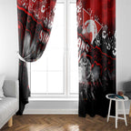 Step Into Horror Domain Swans Football Window Curtain Halloween Horror Movie Characters - Aussie Hoodie