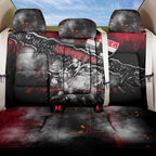 Step Into Horror Domain Saints Football Back Car Seat Cover Halloween Horror Movie Characters - Aussie Hoodie