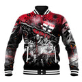 Step Into Horror Domain Saints Football Baseball Jacket Halloween Horror Movie Characters - Aussie Hoodie