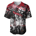Step Into Horror Domain Saints Football Baseball Jersey Halloween Horror Movie Characters - Aussie Hoodie