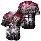 Step Into Horror Domain Saints Football Baseball Jersey Halloween Horror Movie Characters - Aussie Hoodie