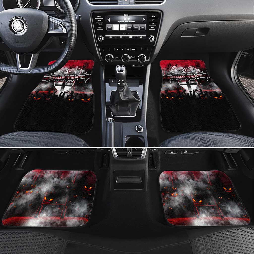 Step Into Horror Domain Saints Football Car Mats Halloween Horror Movie Characters - Aussie Hoodie