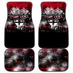 Step Into Horror Domain Saints Football Car Mats Halloween Horror Movie Characters - Aussie Hoodie